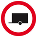 INTERDIT AUX REMORQUES D.300mm TALIAPLAST - 622295
