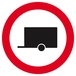 INTERDIT AUX REMORQUES D.300mm TALIAPLAST - 622295
