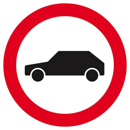 INTERDIT AUX VEHICULES D.300mm TALIAPLAST - 622297