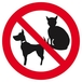 INTERDIT AUX ANIMAUX (PICTOS) D.300mm TALIAPLAST - 622299