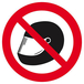 CASQUE INTERDIT D.300mm TALIAPLAST - 622312