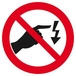 Panneau rigide INTERDIT DE TOUCHER, RISQUE D'ELECTROCUTION D.300mm TALIAPLAST - 622325