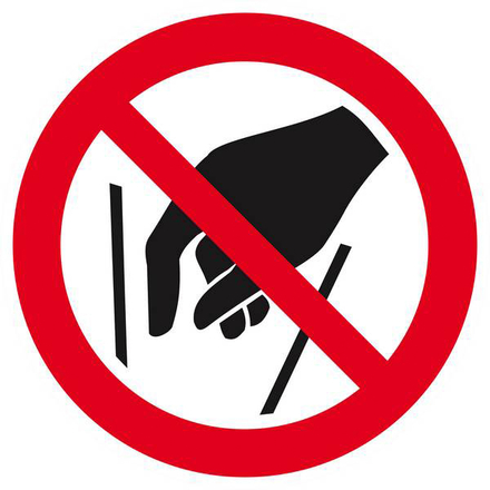 NE PAS METTRE LES MAINS D.300mm TALIAPLAST - 622329