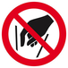 NE PAS METTRE LES MAINS D.300mm TALIAPLAST - 622329