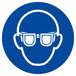 LUNETTES DE PROTECTION OBLIGATOIRES D.300mm TALIAPLAST - 622503