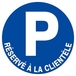 PARKING RESERVE A LA CLIENTELE D.300mm TALIAPLAST - 622519