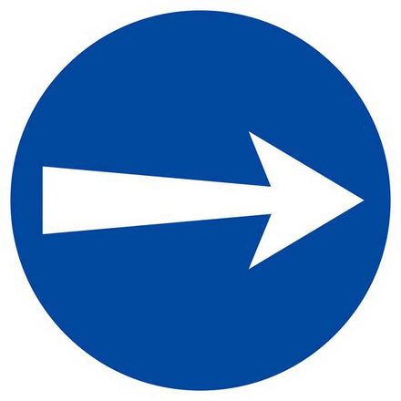 SENS OBLIGATOIRE (vers la droite) D.300mm TALIAPLAST - 622527