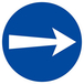 SENS OBLIGATOIRE (vers la droite) D.300mm TALIAPLAST - 622527