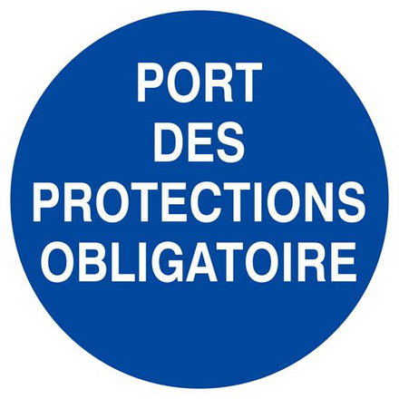 PORT DES PROTECTIONS OBLIGATOIRE D.300mm TALIAPLAST - 622533