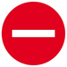 Panneau rigide SENS INTERDIT D.420mm TALIAPLAST - 623207