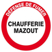 DEFENSE DE FUMER CHAUFFERIE MAZOUT D.420mm TALIAPLAST - 623241