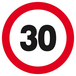 INTERDIT DE ROULER A PLUS DE 30 KM/H D.420mm TALIAPLAST - 623262