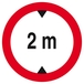 INTERDIT AUX VEHICULES DE PLUS DE 2.00M DE HAUT D.420mm TALIAPLAST - 623274