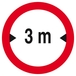 INTERDIT AUX VEHICULES DE PLUS DE 3.00M DE LARGE D420mm TALIAPLAST - 623280