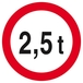 INTERDIT AUX PLUS DE +2.5 TONNES D.420mm TALIAPLAST - 623282