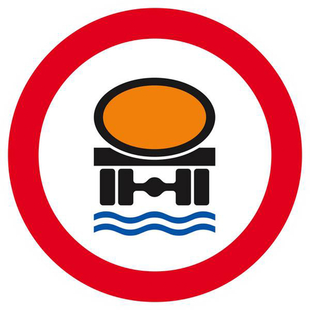 INTERDIT TRANSPORT PROD. POLLUANTS LES EAUX D.420mm TALIAPLAST - 623286