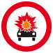 INTERDIT TRANSPORT PROD. EXPLOSIFS/INFLAmmABLES D.420mm TALIAPLAST - 623287