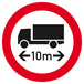 INTERDIT AUX VEHICULES DE PLUS DE 10M DE LONG D.420mm TALIAPLAST - 623289
