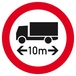 INTERDIT AUX VEHICULES DE PLUS DE 10M DE LONG D.420mm TALIAPLAST - 623289