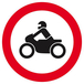 Panneau rigide INTERDIT AUX MOTOS D.420mm TALIAPLAST - 623293