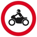 Panneau rigide INTERDIT AUX MOTOS D.420mm TALIAPLAST - 623293
