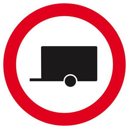 INTERDIT AUX REMORQUES D.420mm TALIAPLAST - 623295