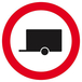 INTERDIT AUX REMORQUES D.420mm TALIAPLAST - 623295