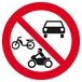 Panneau rigide INTERDIT AUX VEHICULES MOTORISES D.420mm TALIAPLAST - 623296