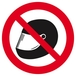 Panneau rigide CASQUE INTERDIT D.420mm TALIAPLAST - 623312