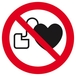 ENTREE INTERD. AUX PORTEURS STIMULAT. CARDIAQUE D.420mm TALIAPLAST - 623319