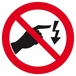 INTERDIT DE TOUCHER, RISQUE D'ELECTROCUTION D.420mm TALIAPLAST - 623325