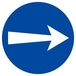 SENS OBLIGATOIRE (vers la droite) D.420mm TALIAPLAST - 623526