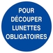 POUR DECOUPER LUNETTES OBLIGATOIRES D.420mm TALIAPLAST - 623530