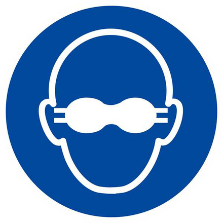 Panneau rigide LUNETTES DE PROTECTION OPAQUES OBLIGATOIRES D.420mm TALIAPLAST - 623591