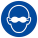 Panneau rigide LUNETTES DE PROTECTION OPAQUES OBLIGATOIRES D.420mm TALIAPLAST - 623591