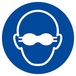 Panneau rigide LUNETTES DE PROTECTION OPAQUES OBLIGATOIRES D.420mm TALIAPLAST - 623591