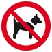 INTERDIT AUX CHIENS D.80mm TALIAPLAST - 624203