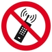 Panneau rigide INTERDICTION D'ACTIVER DES TELEPHONES MOBILES D.80mm TALIAPLAST - 624204