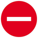 SENS INTERDIT D.80mm TALIAPLAST - 624209