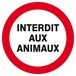 INTERDIT AUX ANIMAUX D.80mm TALIAPLAST - 624231