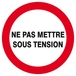 Panneau rigide NE PAS METTRE SOUS TENSION D.80mm TALIAPLAST - 624232
