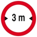 INTERDIT AUX VEHICULES DE PLUS DE 3.00M DE LARGE D.80mm TALIAPLAST - 624280