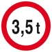 INTERDIT AUX PLUS DE +3.5 TONNES D.80mm TALIAPLAST - 624283