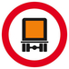 INTERDIT AUX TRANSPORTS DE MATIERES DANGEREUSES D.80mm TALIAPLAST - 624285