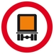 INTERDIT AUX TRANSPORTS DE MATIERES DANGEREUSES D.80mm TALIAPLAST - 624285
