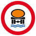Panneau rigide INTERDIT TRANSPORT PROD. POLLUANTS LES EAUX D.80mm TALIAPLAST - 624286