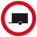 INTERDIT AUX REMORQUES D.80mm TALIAPLAST - 624295