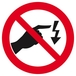 INTERDIT DE TOUCHER, RISQUE D'ELECTROCUTION D.80mm TALIAPLAST - 624325
