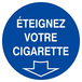ETEIGNEZ VOTRE CIGARETTE D.80mm TALIAPLAST - 624501