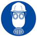 PROTECTION OBLIGATOIRE TETE/VOIES RESPIRATOIRES D.80mm TALIAPLAST - 624512